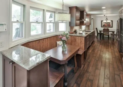 Kitchen nook remodel in Menasha, WI