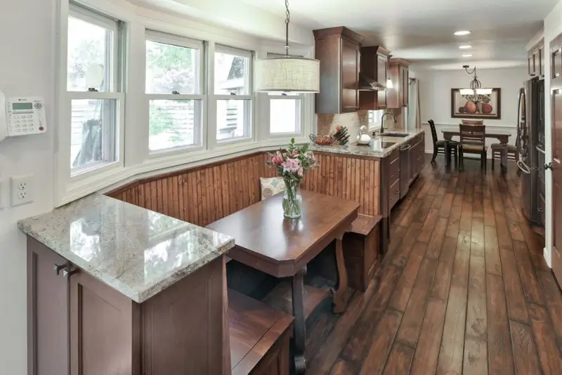 Kitchen nook remodel in Menasha, WI<br />
