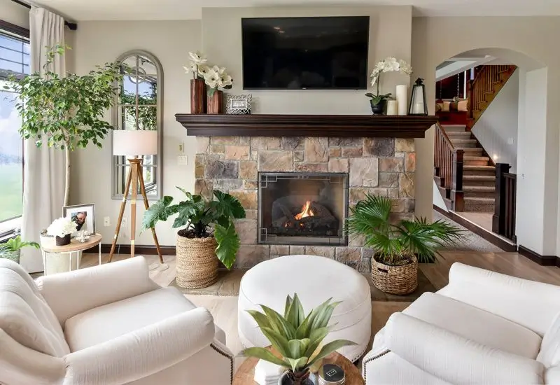 Dining room makeover into living room area in Wisconsin