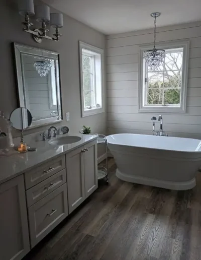 Dugan tub and vanity after remodel